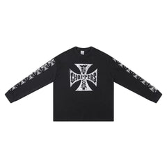 West Coast Choppers Cross Print ERD Stylist Same Style Waffle Sanskrit Long Sleeve (6)