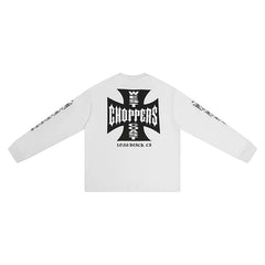 West Coast Choppers Cross Print ERD Stylist Same Style Waffle Sanskrit Long Sleeve (1)