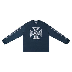 West Coast Choppers Cross Print ERD Stylist Same Style Waffle Sanskrit Long Sleeve (5)