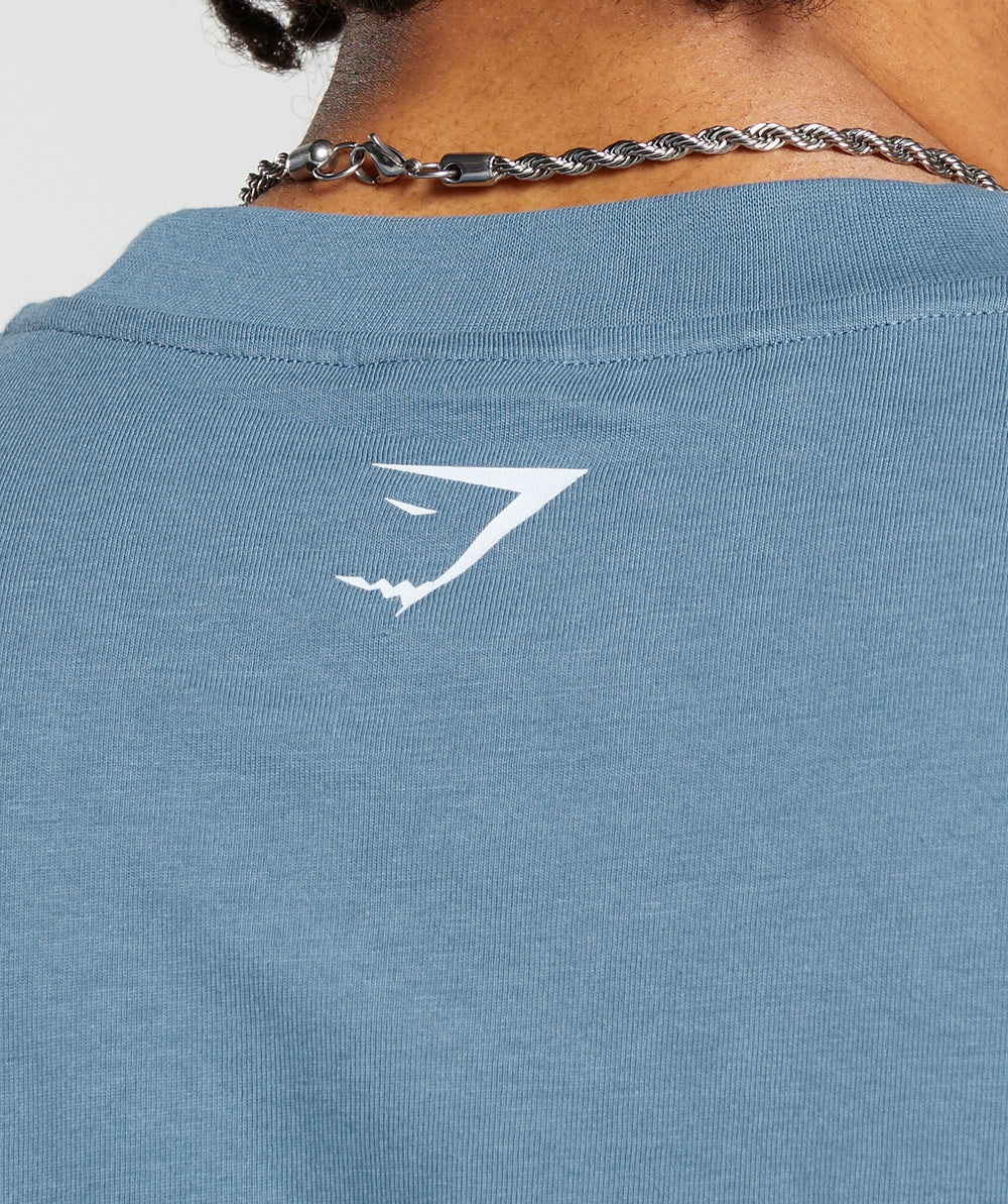 Gymshark Property Of T-Shirt - Faded Blue
