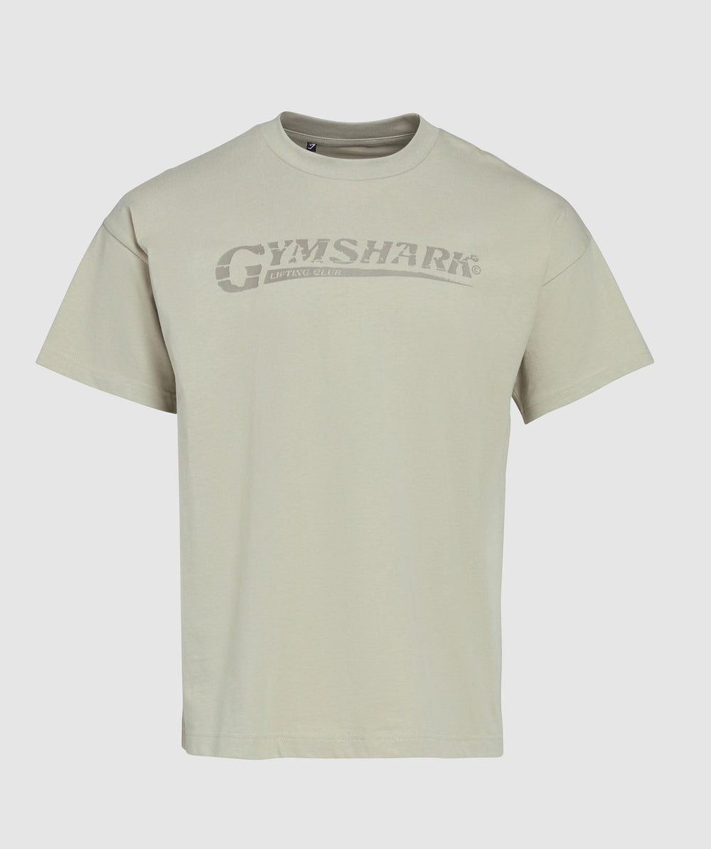 Gymshark Pump Cover T-Shirt - Chalk Green