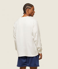 Gymshark everywear Relaxed Long Sleeve Tee - Soft White
