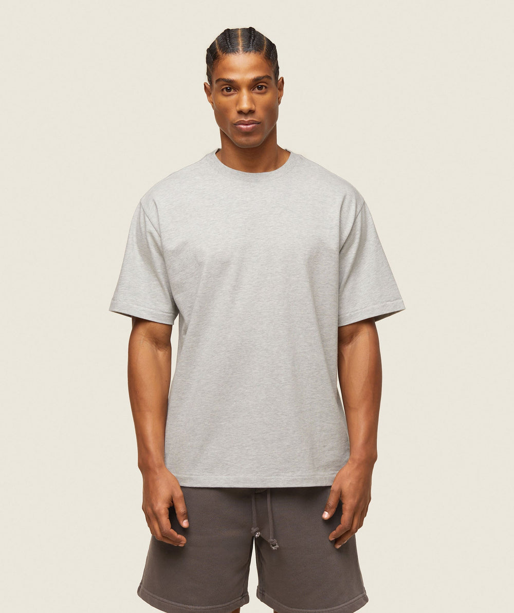 Gymshark everywear Relaxed T-Shirt - Light Grey Core Marl