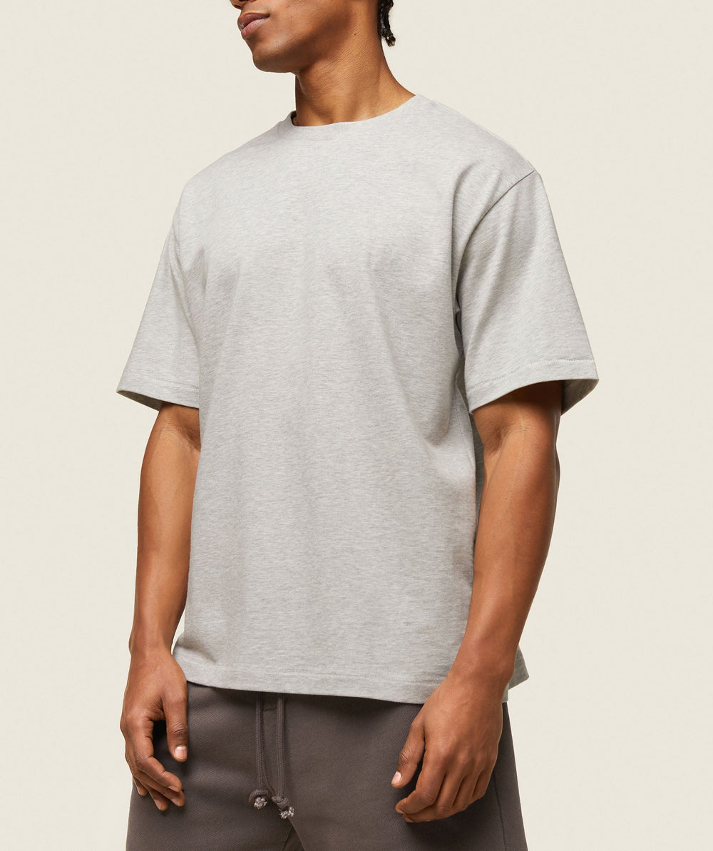 Gymshark everywear Relaxed T-Shirt - Light Grey Core Marl