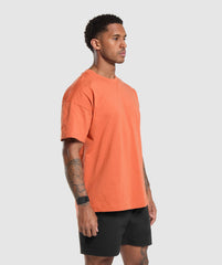 Gymshark Rest Day Essentials T-Shirt - Muted Orange