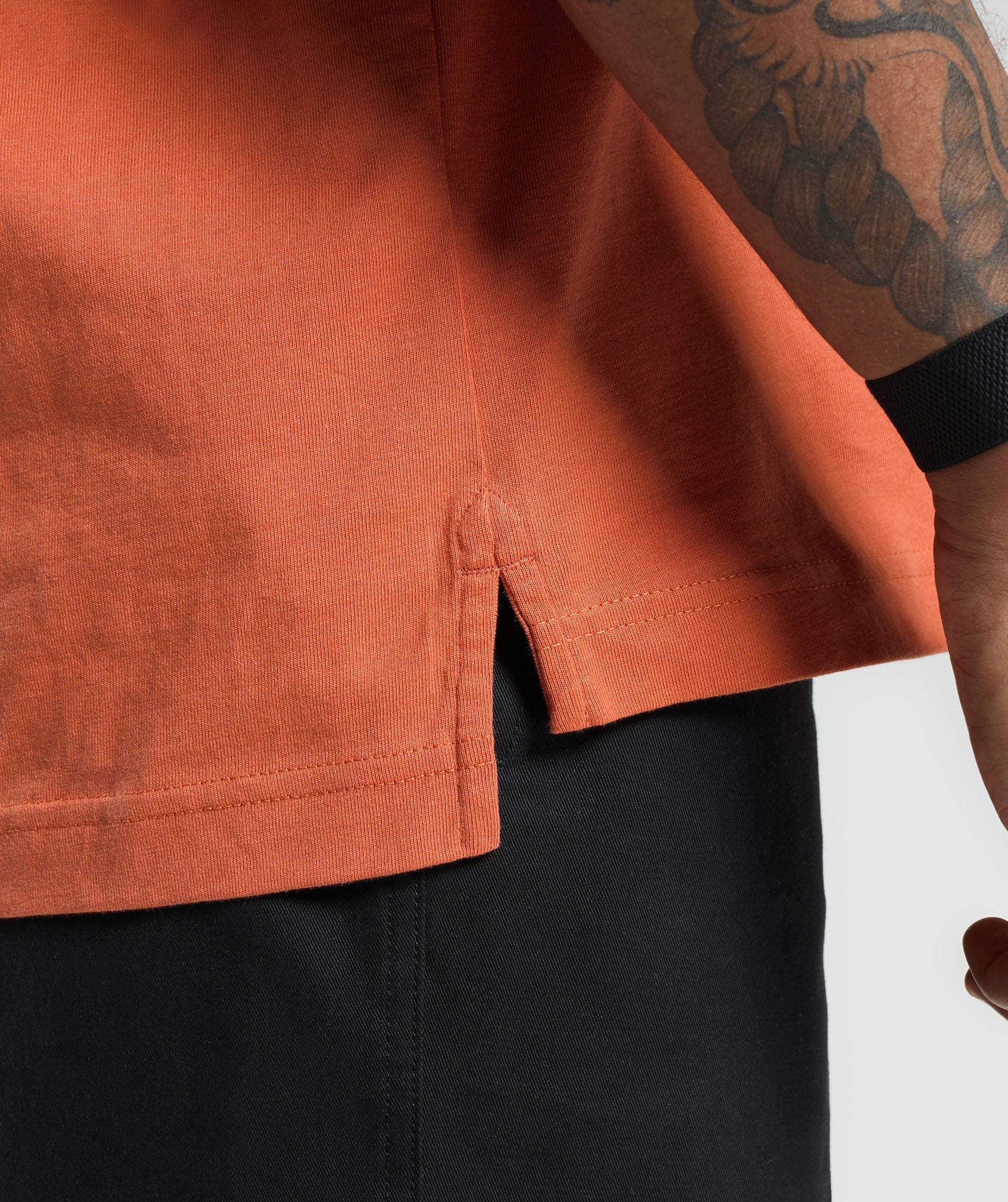 Gymshark Rest Day Essentials T-Shirt - Muted Orange