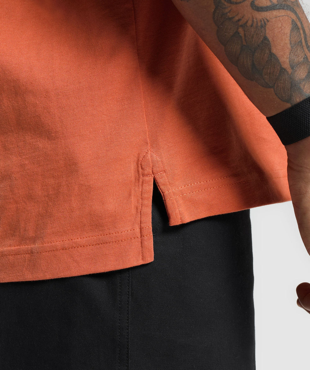 Gymshark Rest Day Essentials T-Shirt - Muted Orange