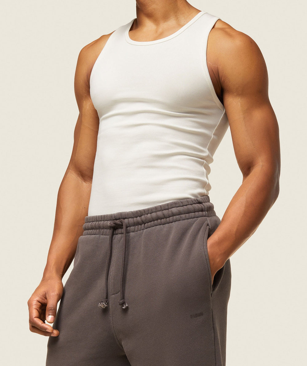 Gymshark everywear Ribbed Tank - Soft White