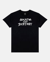 THRASHER Skate And Destroy Black Short‑Sleeve T‑Shirt