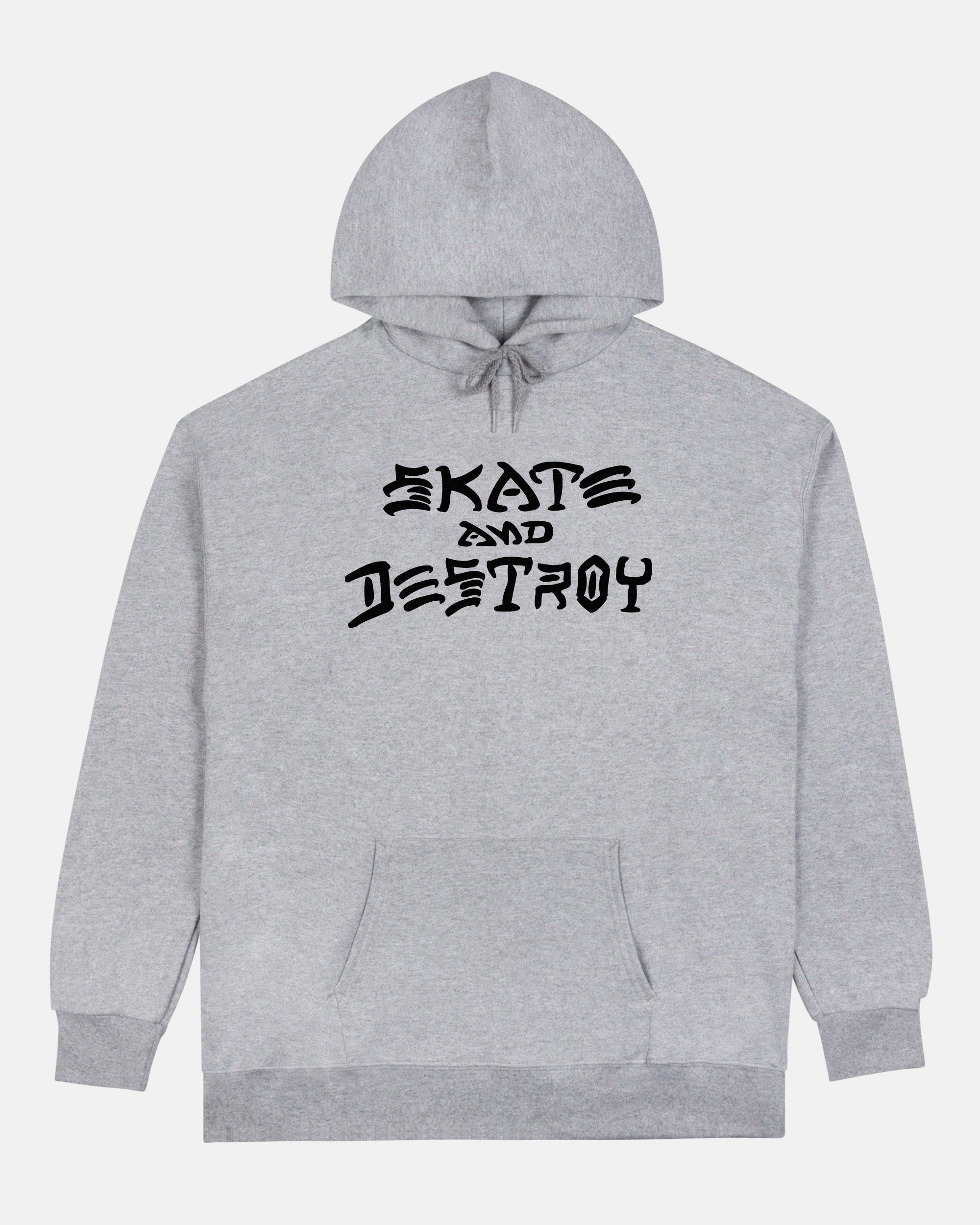 THRASHER SKATE AND DESTROY - HOODIE - GREY