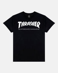 THRASHER Skate Mag Logo Black Short‑Sleeve T‑Shirt
