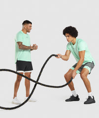 Gymshark //Steve Cook T-Shirt - Turbo Blue