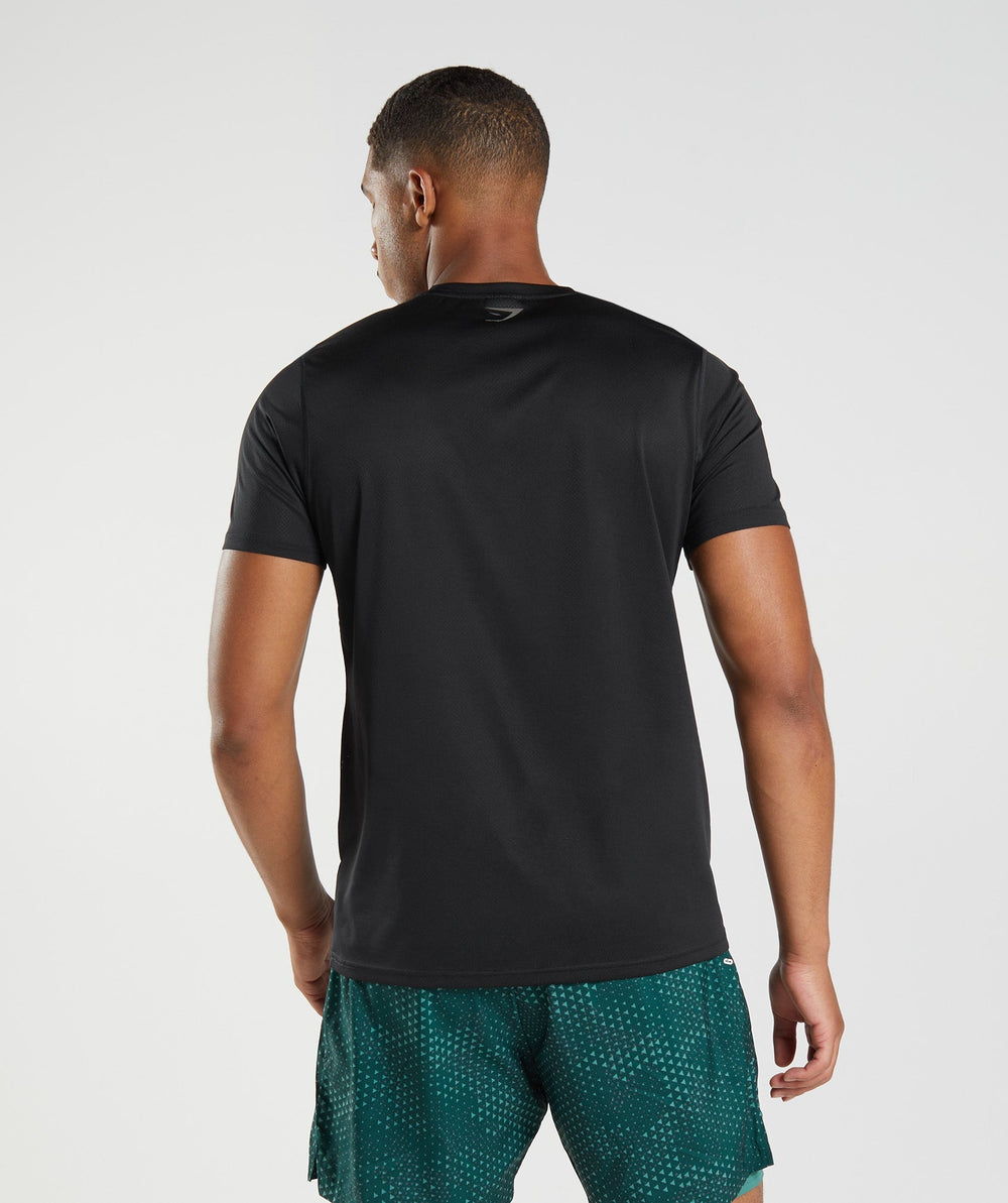 Gymshark Sport T-Shirt - Black/Black Marl