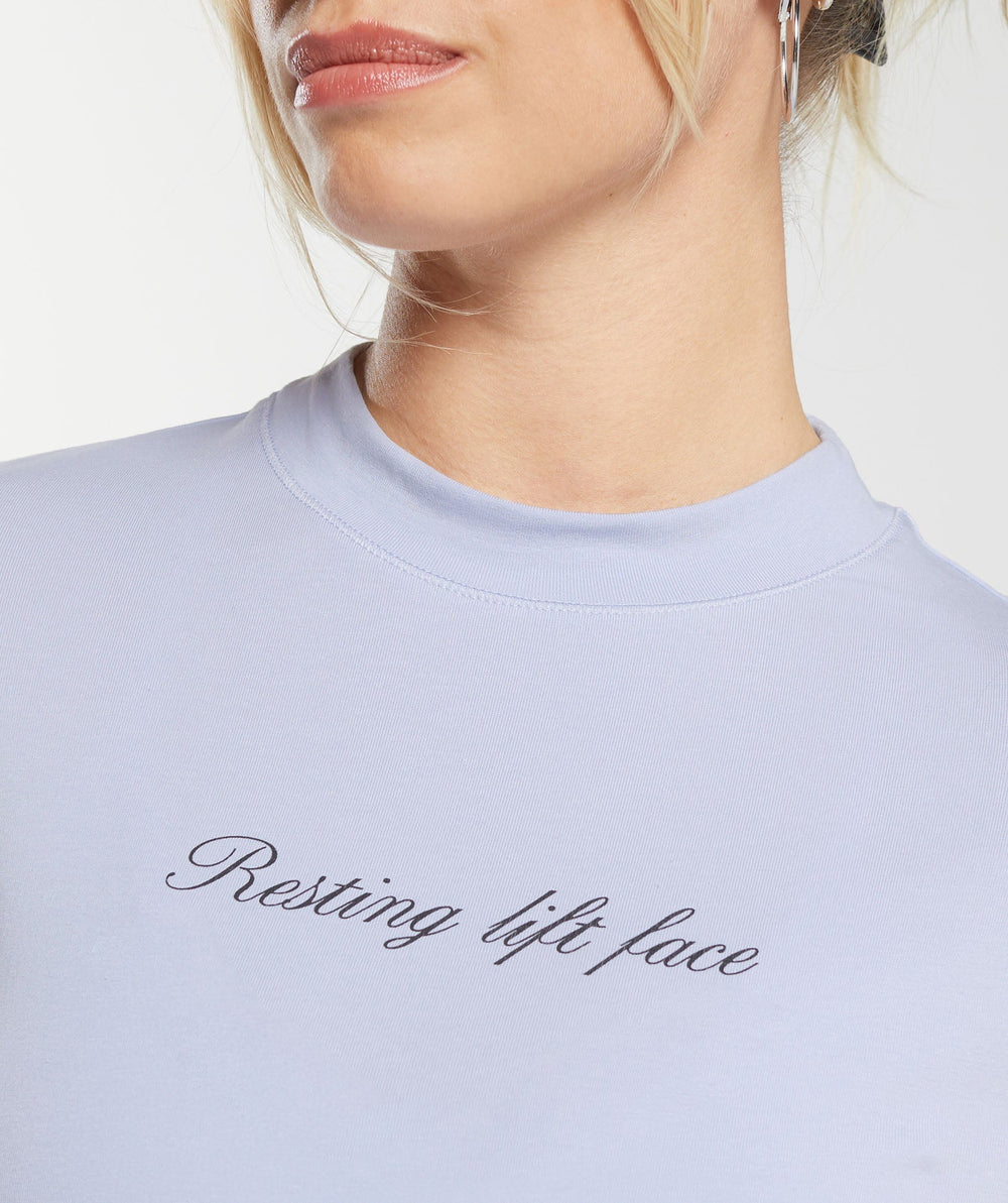 Gymshark Tattoo T-Shirt - Silver Lilac