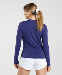 Gymshark Training Long Sleeve Top - Neptune Purple
