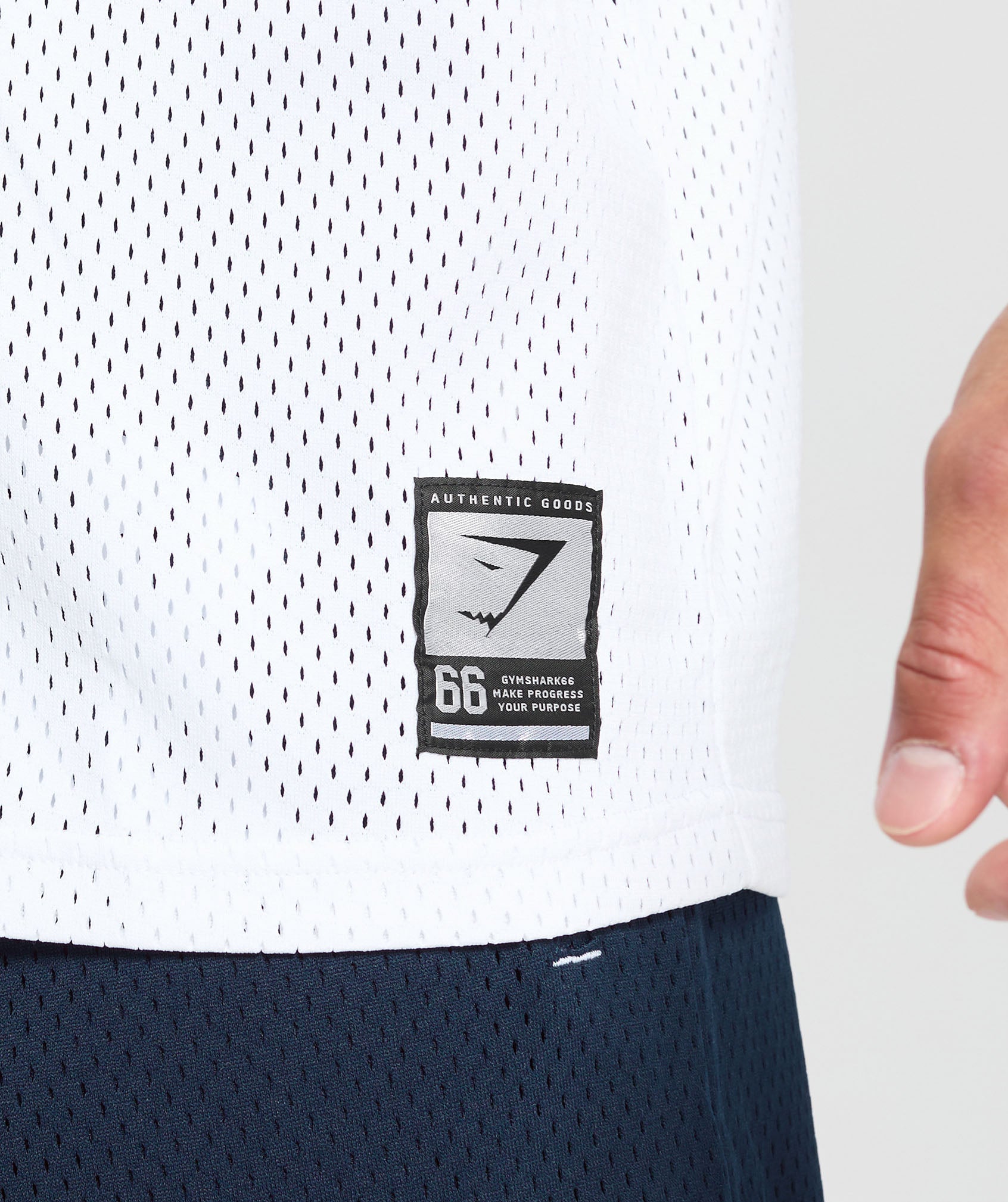 Gymshark Sports Jersey - White