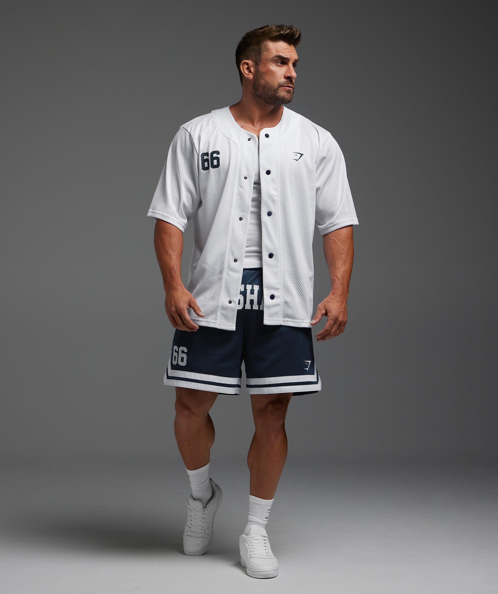 Gymshark Sports Jersey - White