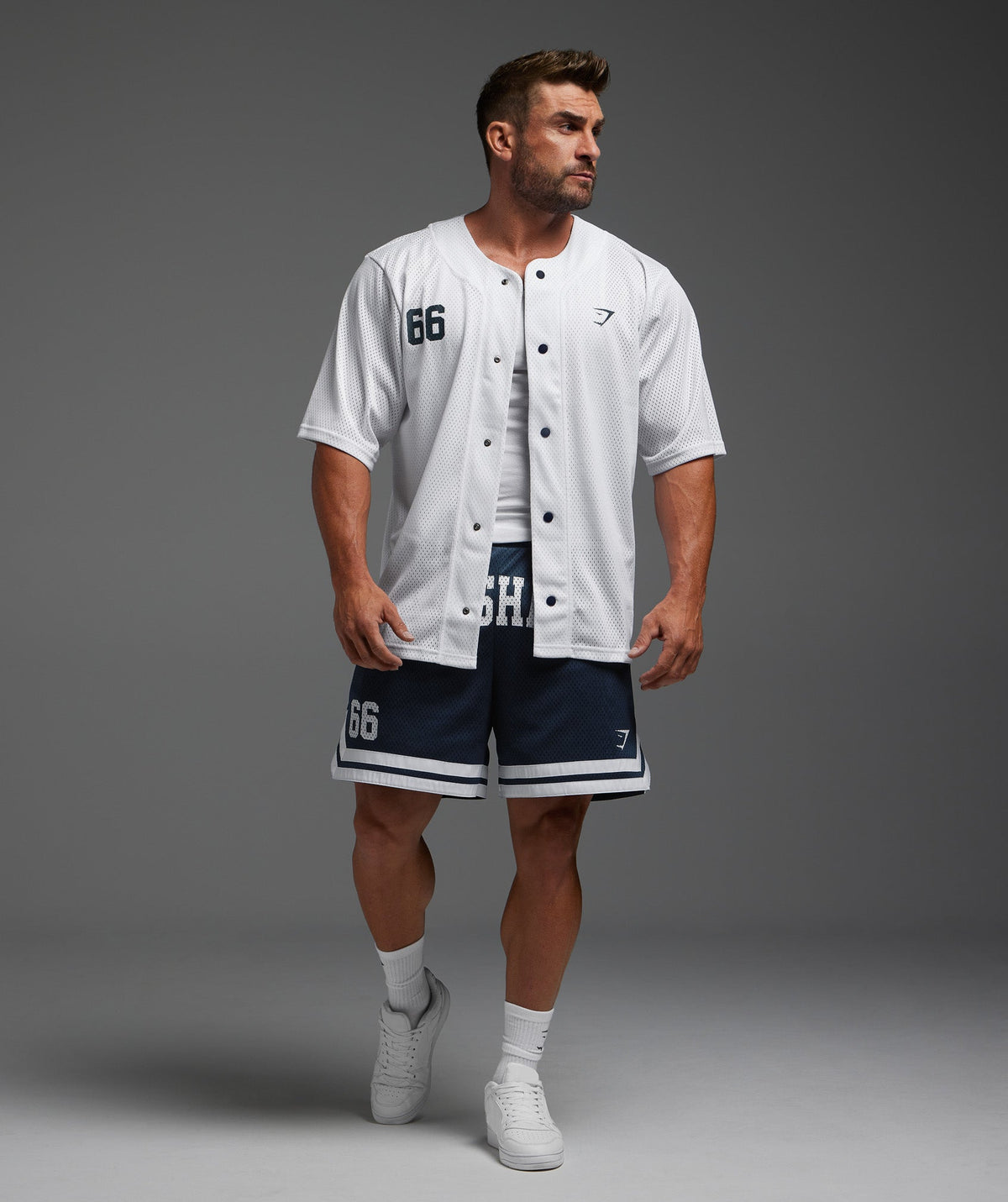 Gymshark Sports Jersey - White