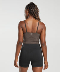 Gymshark Vital Midi Tank - Brown Marl