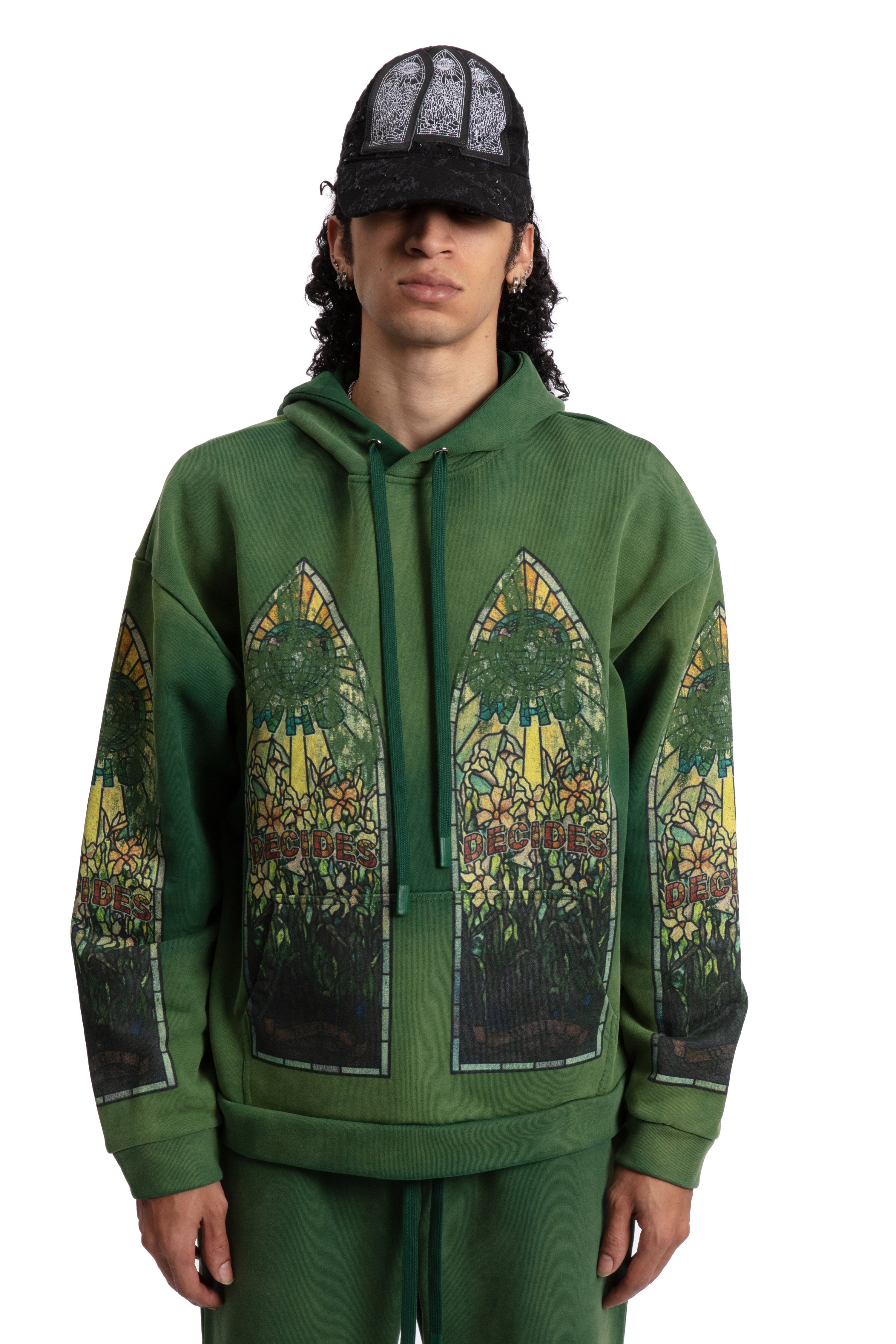 FADED HOODED PULLOVER