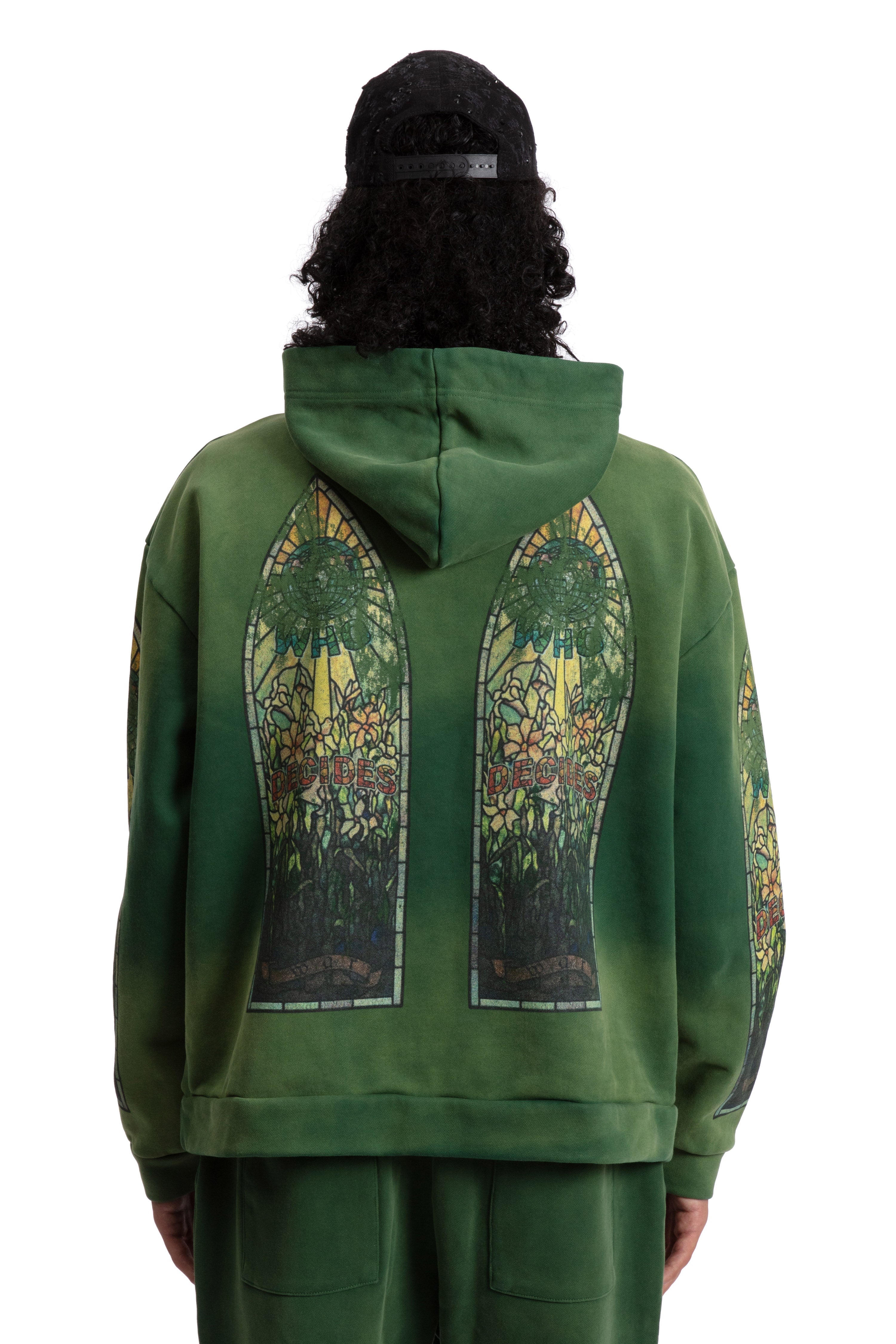 FADED HOODED PULLOVER