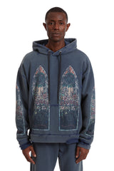 FADED HOODED PULLOVER