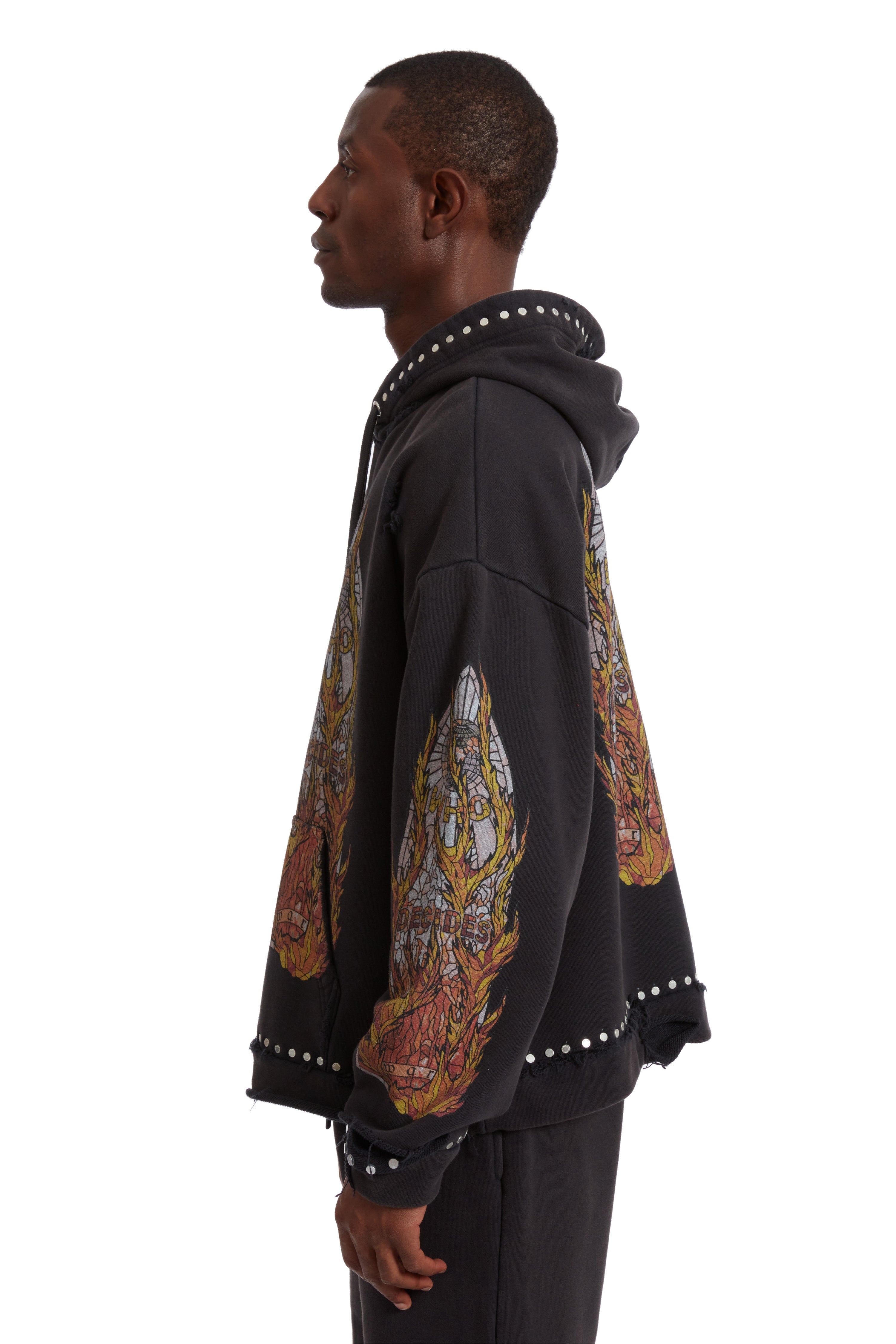 HARDWARE HOODED PULLOVER