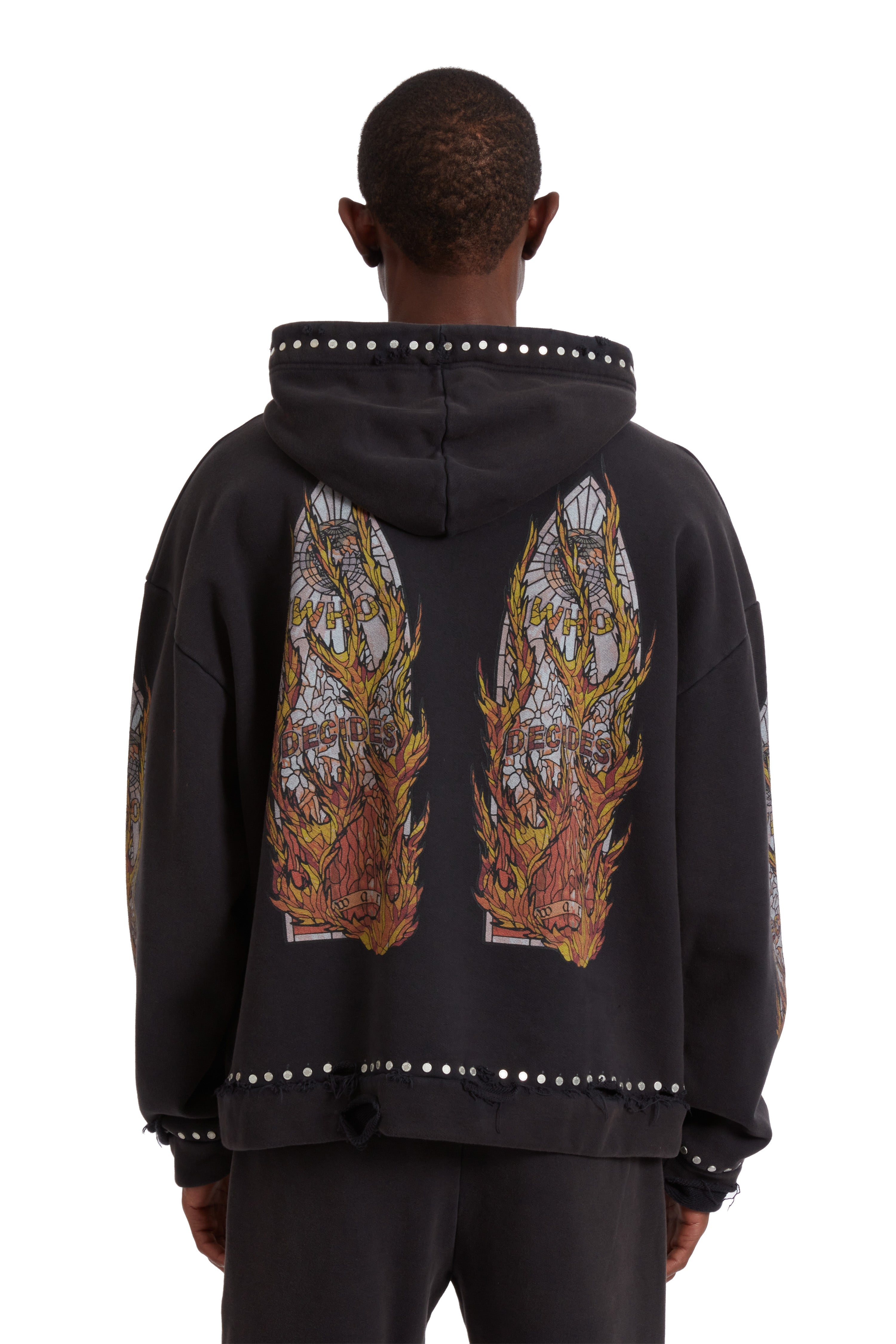 HARDWARE HOODED PULLOVER