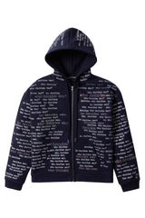 WDW SCRIPTURE ZIPPER HOODIE