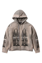 WINGED ZIP UP