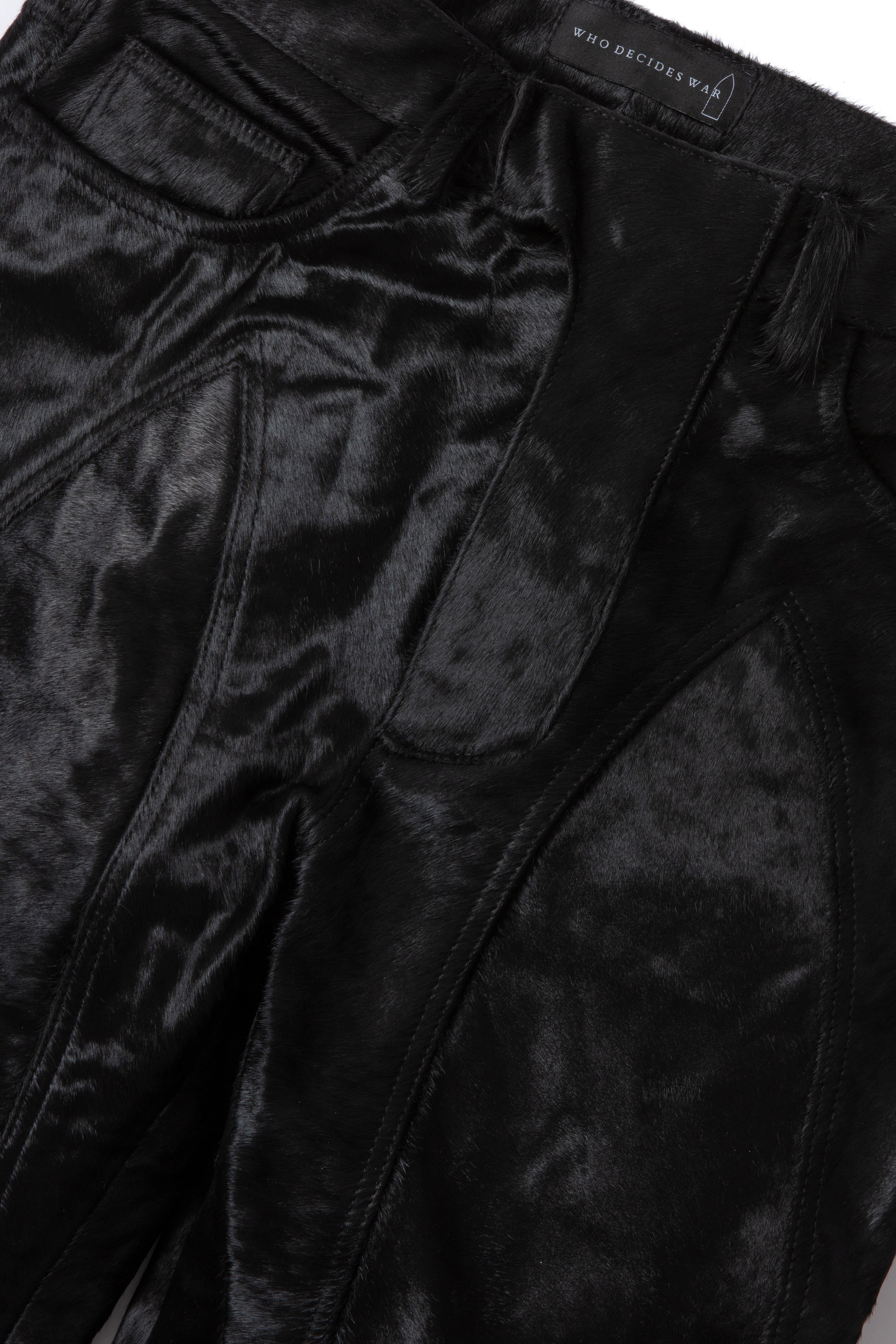 CALF MOTO DENIM