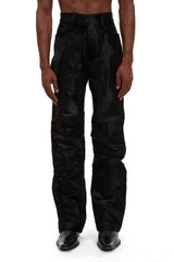 CALF MOTO DENIM