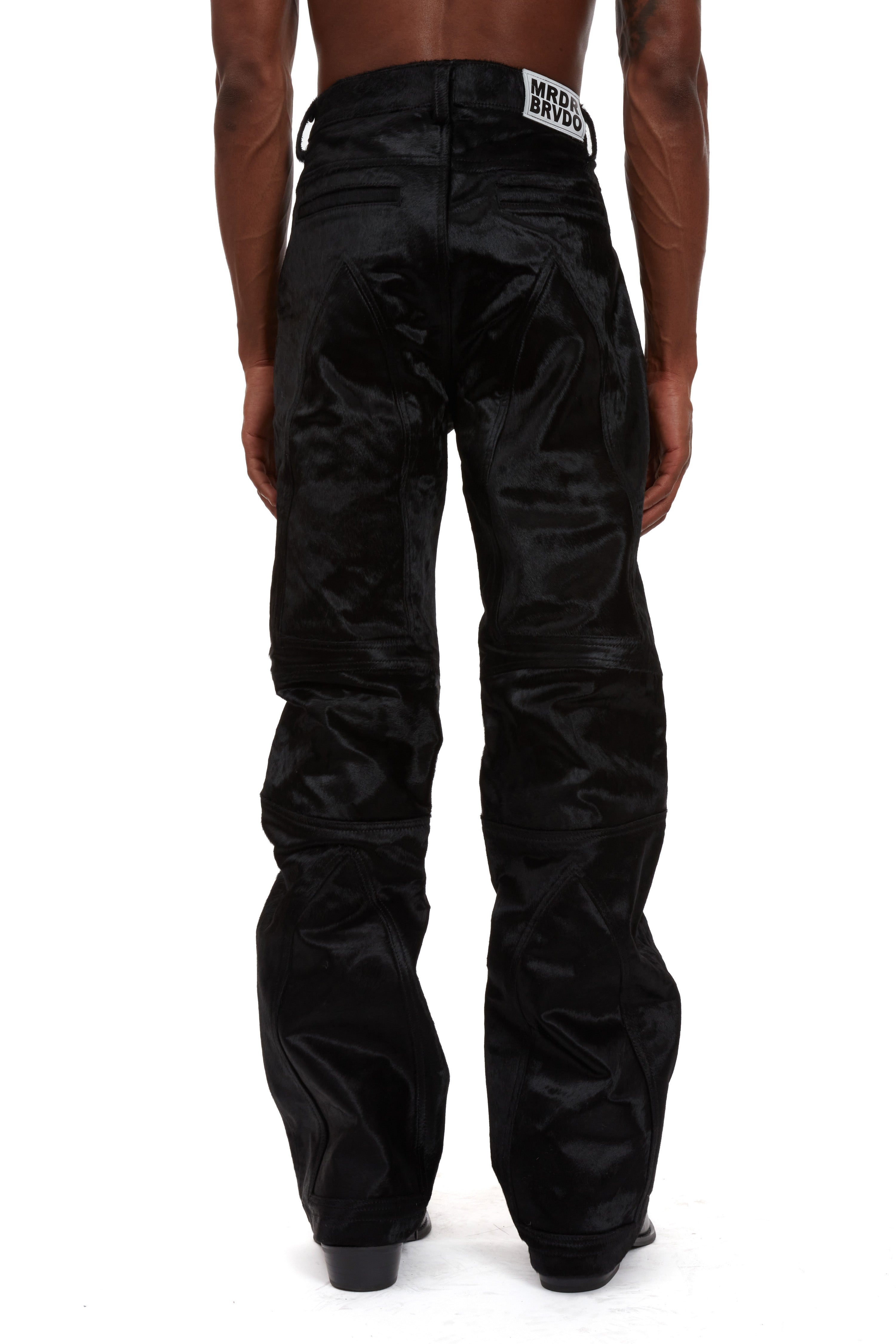 CALF MOTO DENIM