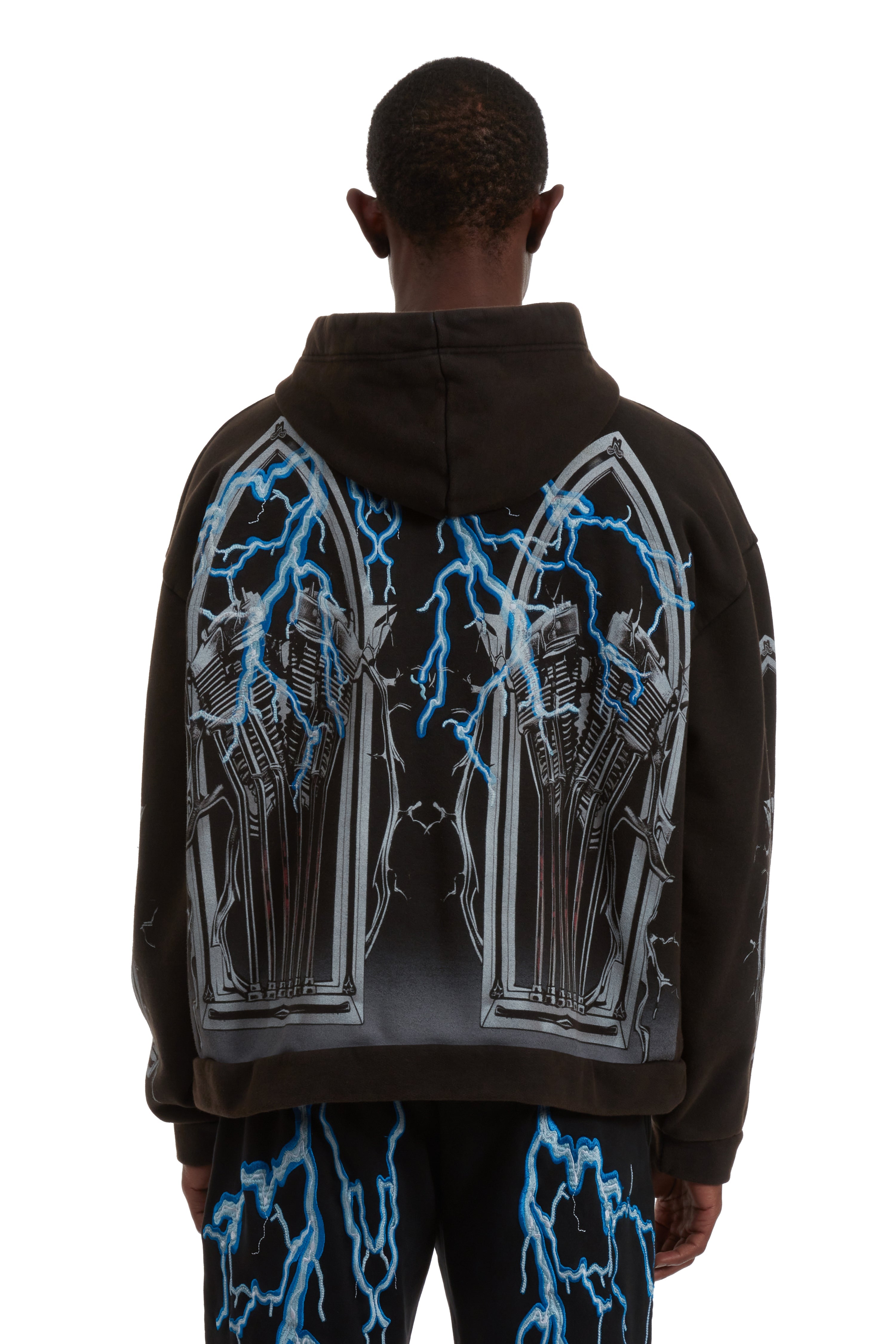 ENGINE HOODED PULLOVER