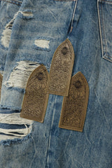SIDE PATCH RELAXATION DENIM