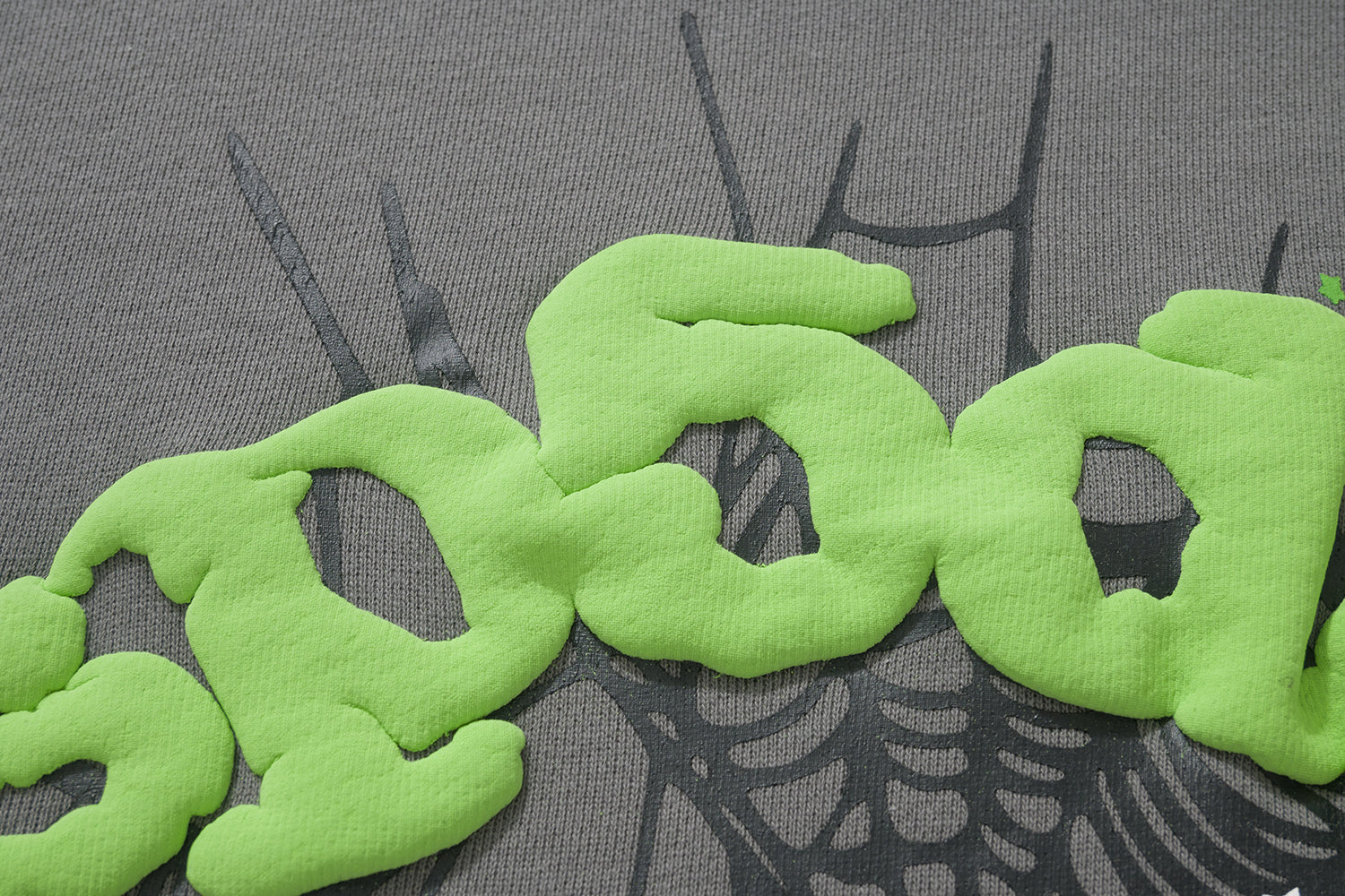 Sp5der Arch Logo Spider‑Web 3‑Color Pullover Hoodie