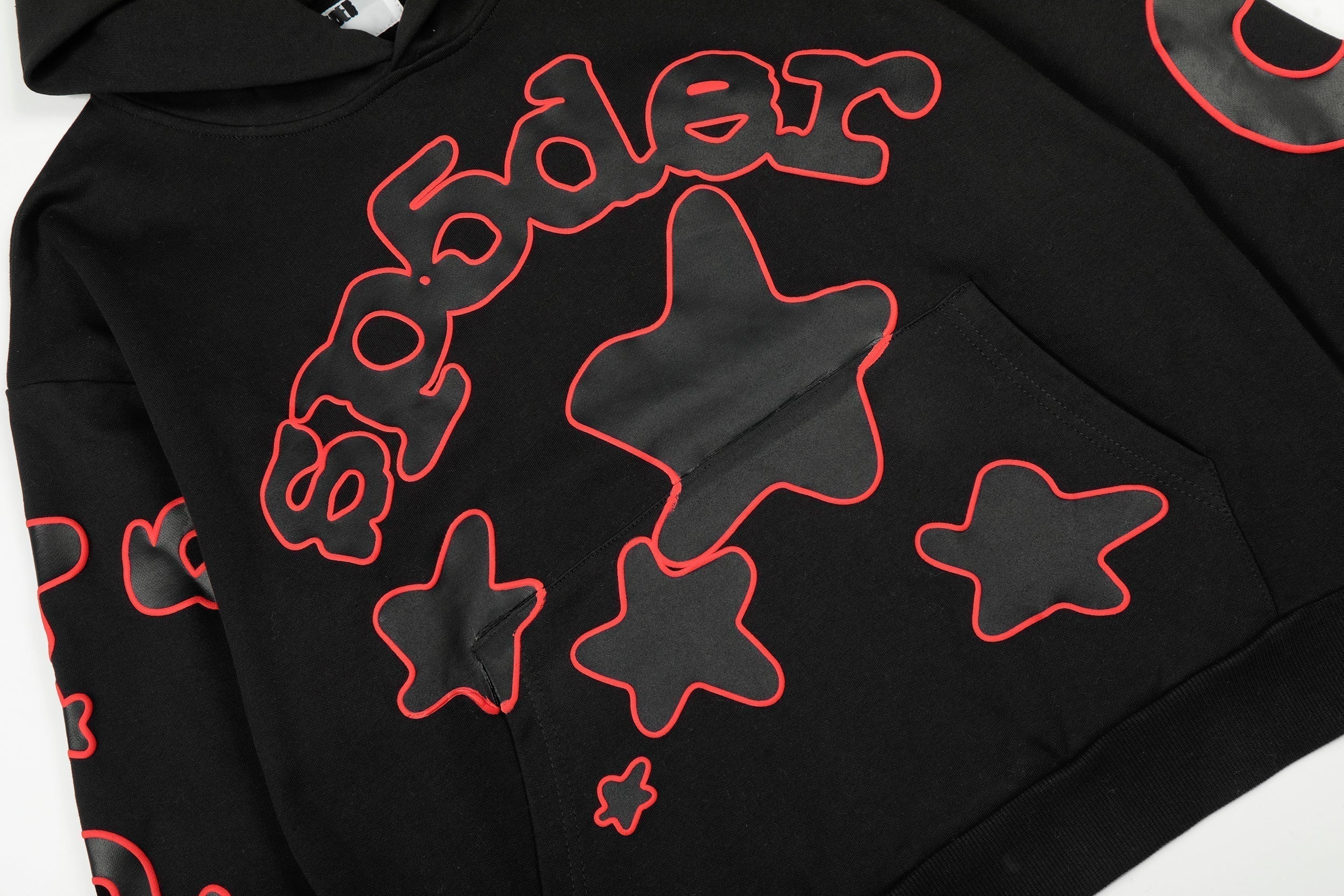 Sp5der Star Graphic Pullover Hoodie