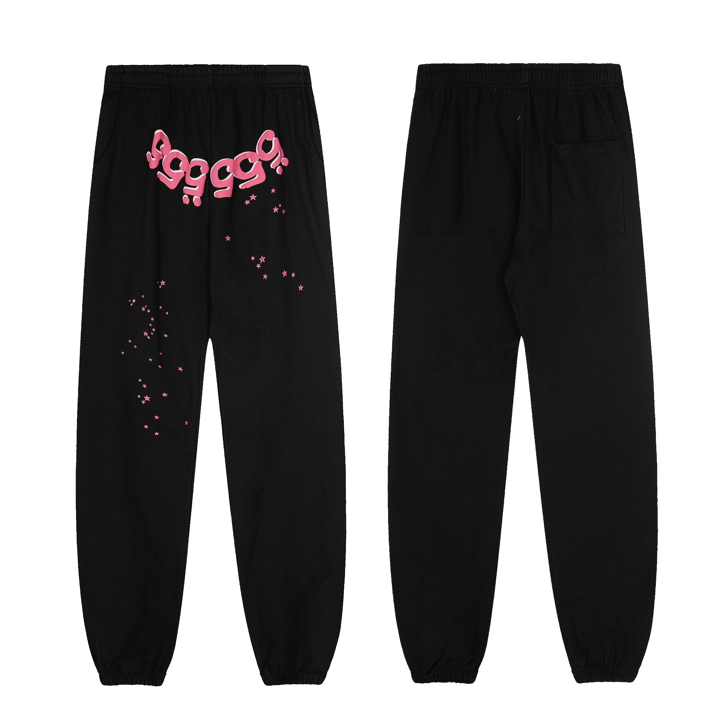 Sp5der 555 Pink Spider Graphic Pullover Hoodie