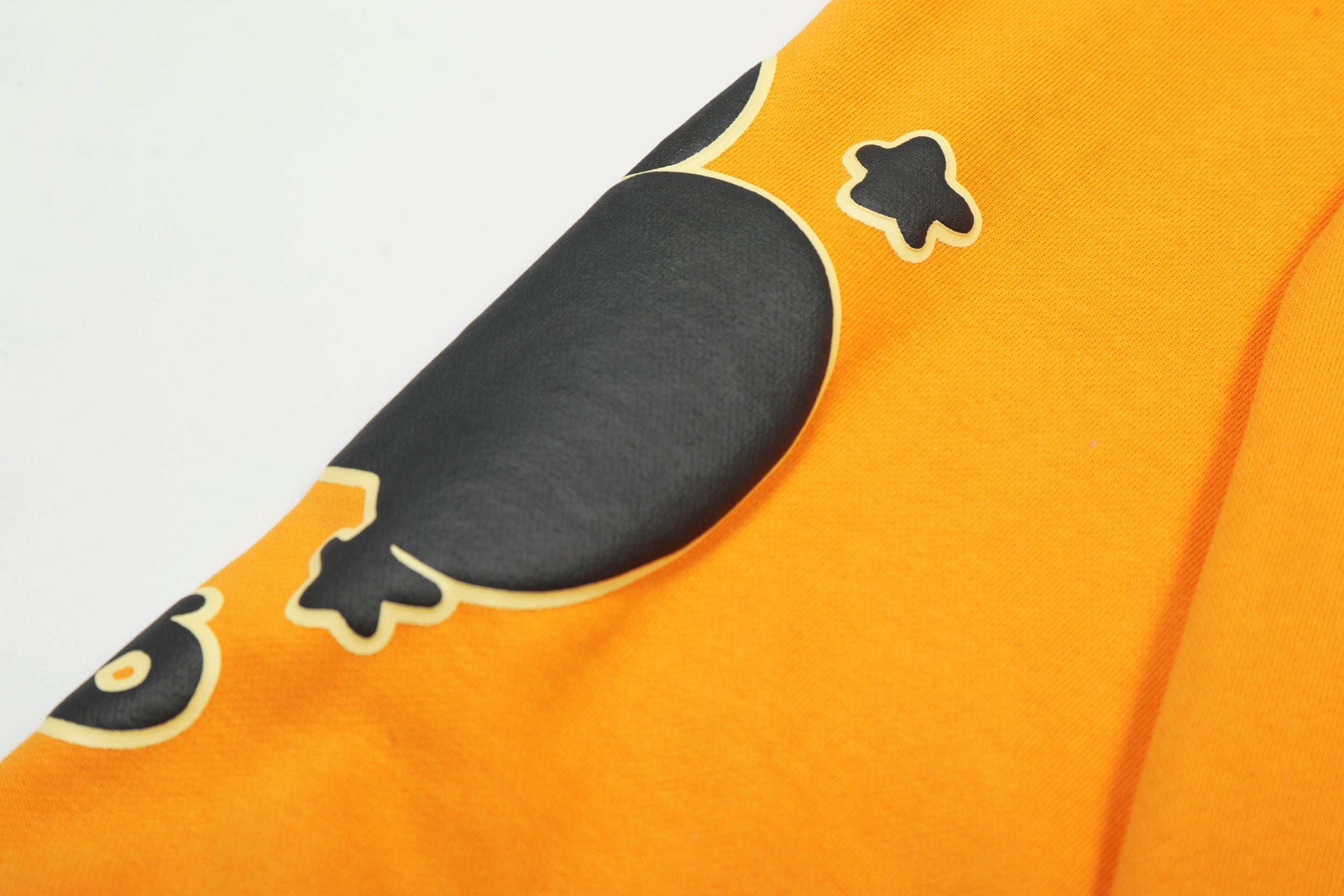 Sp5der Star Graphic Yellow Pullover Hoodie