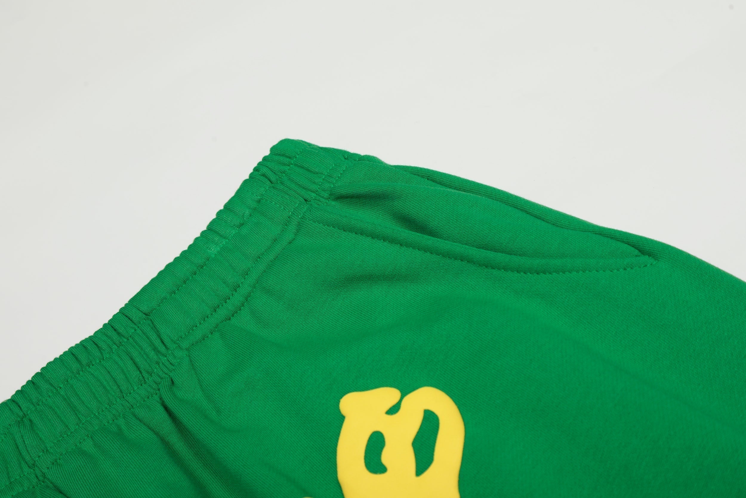 Sp5der Gold Spider‑Web Green Pullover Hoodie