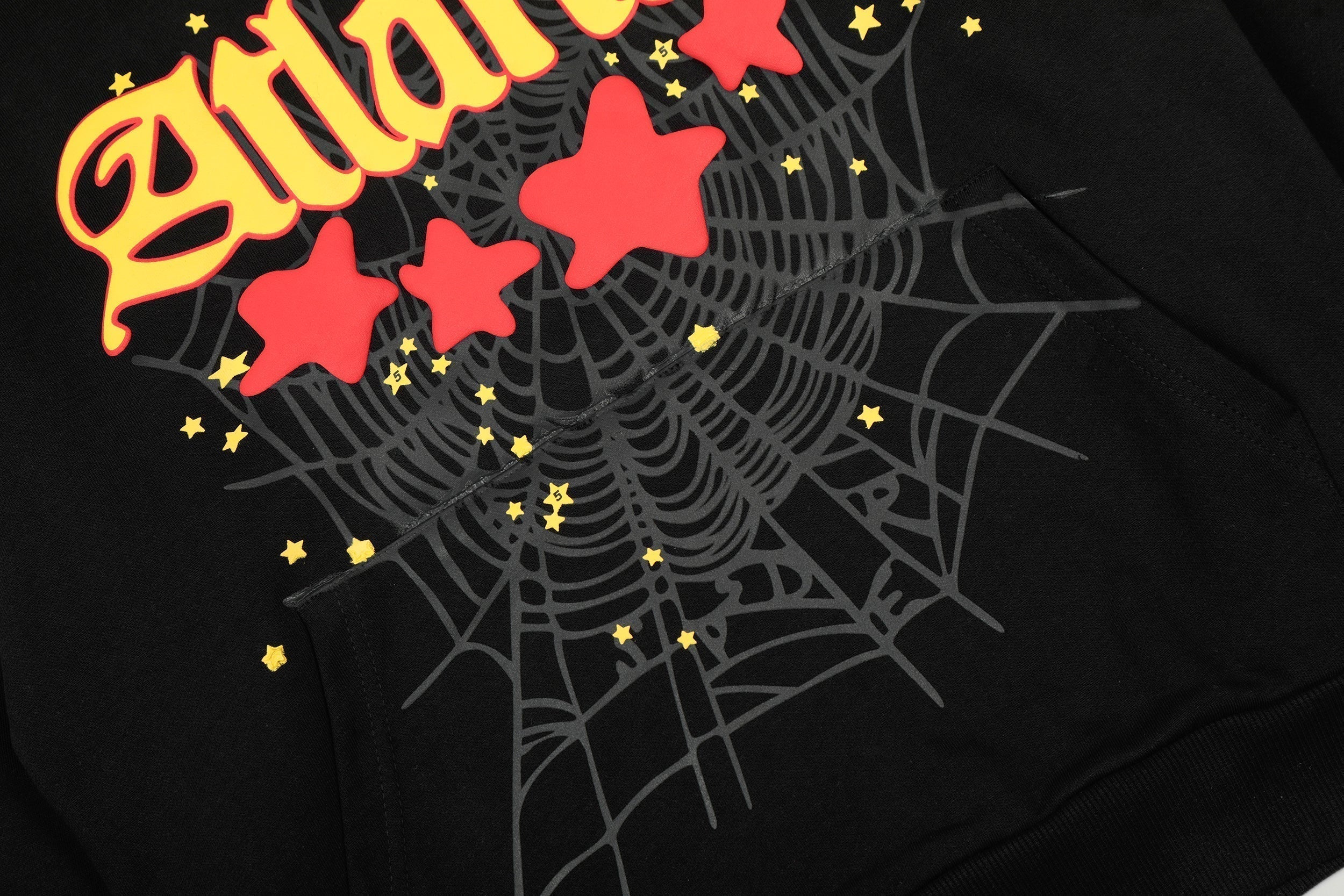 Sp5der Atlanta Spider Web Graphic Pullover Hoodie