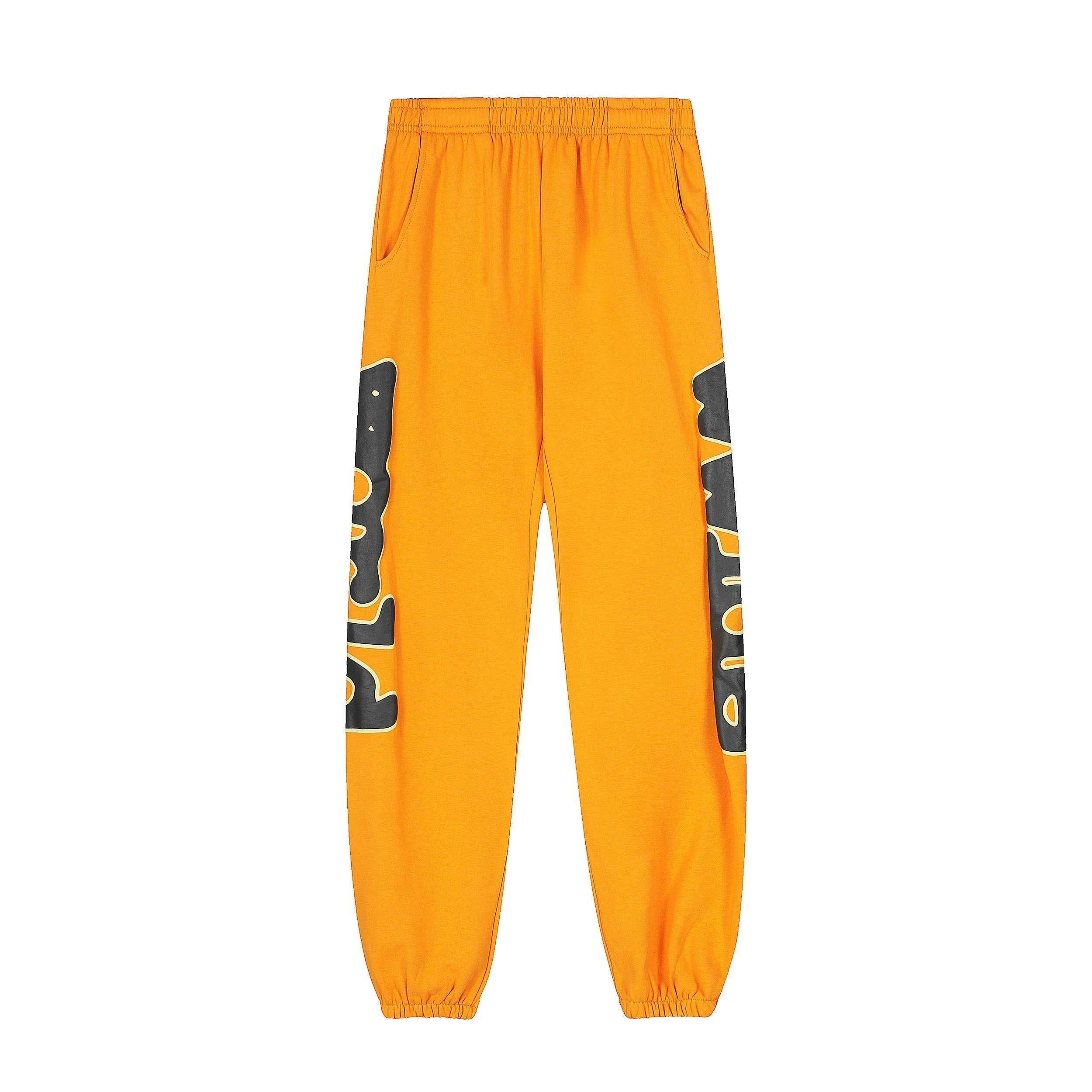 Sp5der Star Graphic Yellow Pullover Hoodie