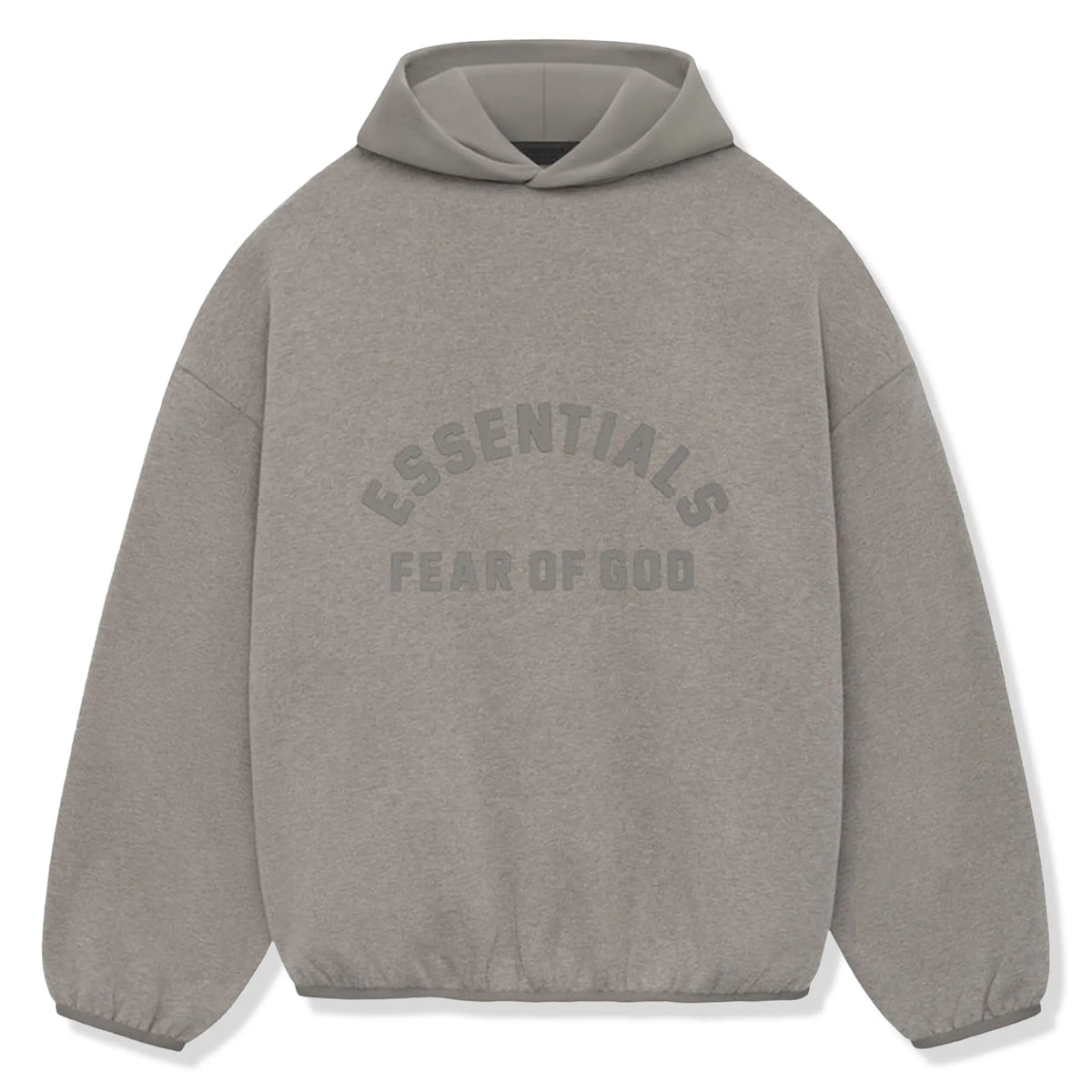 Fear Of God Essentials Core Collection Nylon Fleece Heather Grey Hoodie
