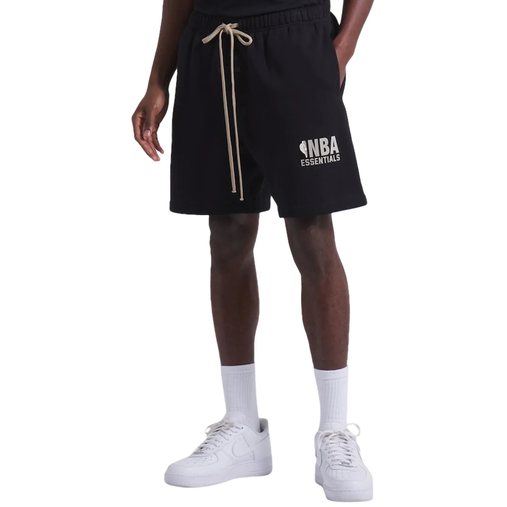 Fear Of God Essentials x NBA Black Shorts