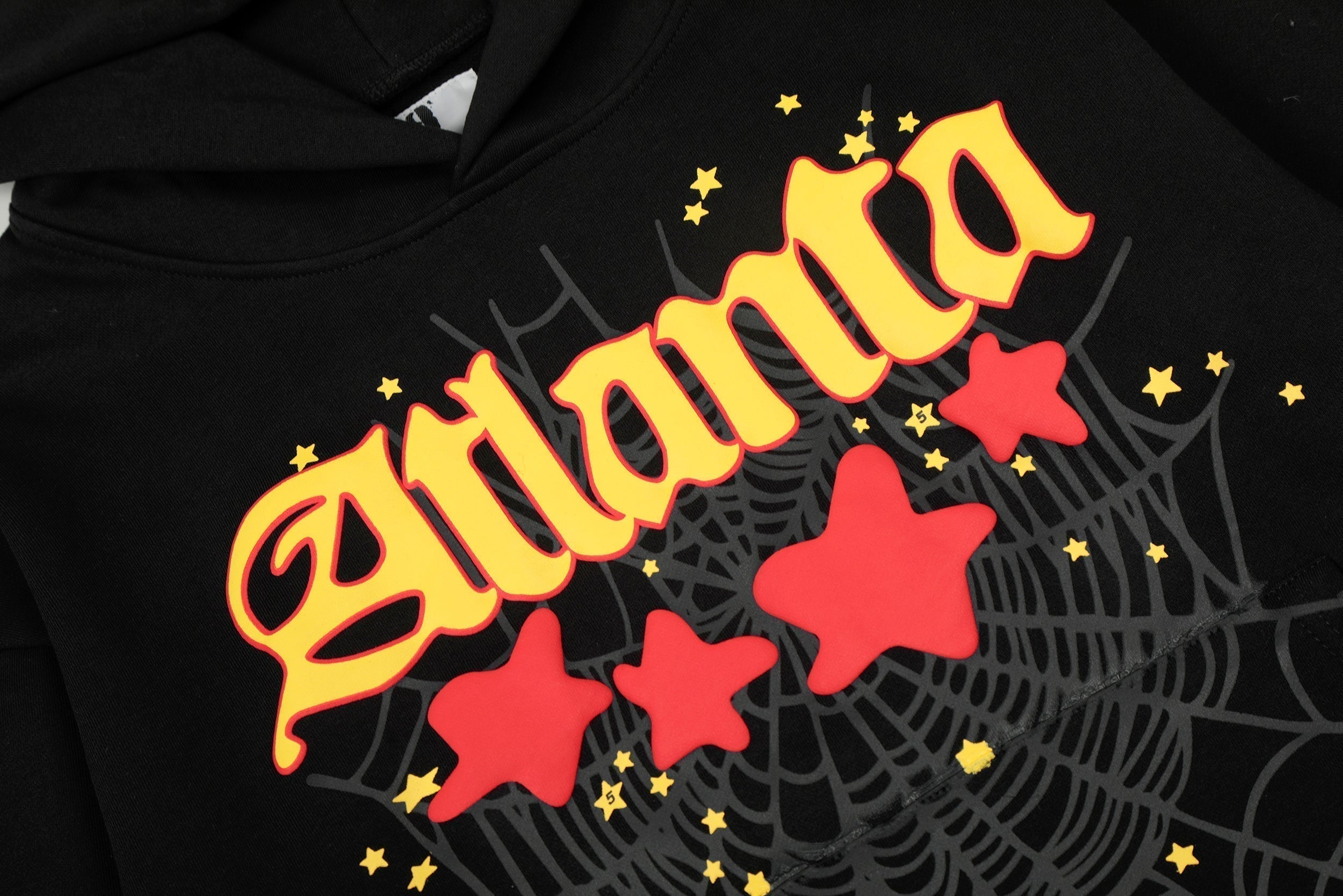 Sp5der Atlanta Spider Web Graphic Pullover Hoodie