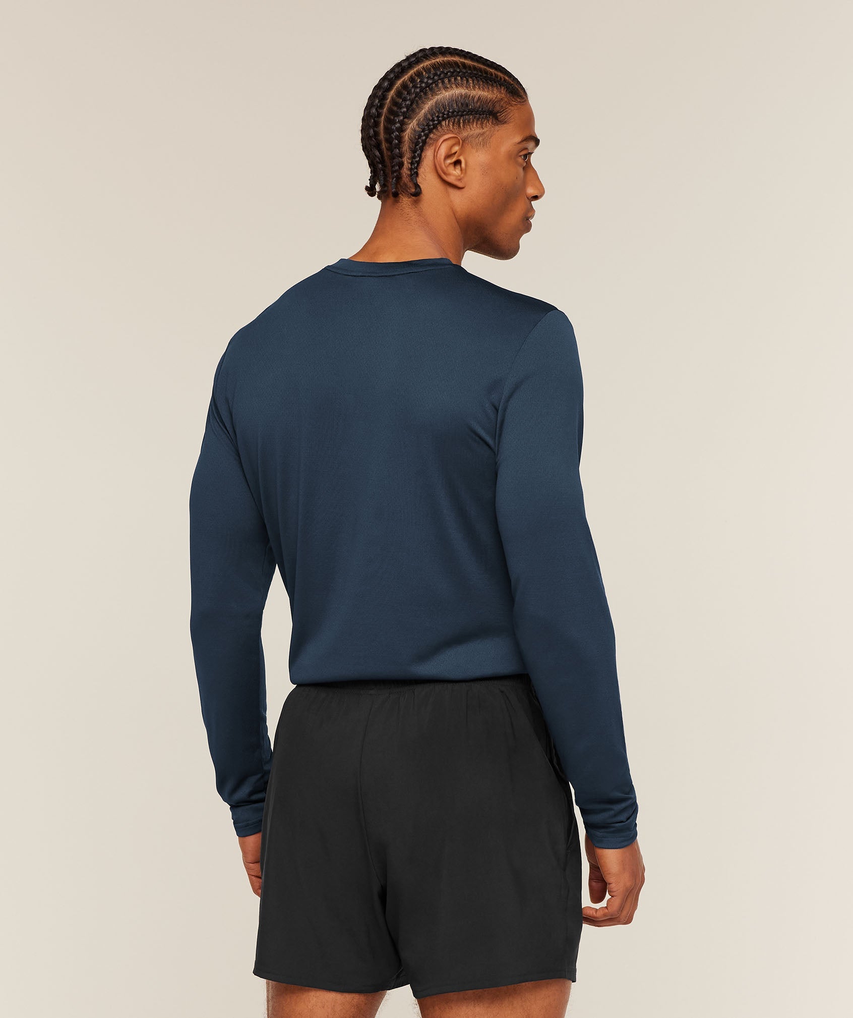 Gymshark Arrival Long Sleeve T-Shirt - Navy