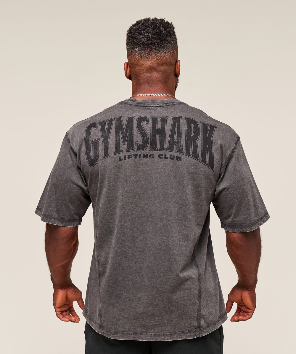 Gymshark Heritage Washed T-Shirt - Grey