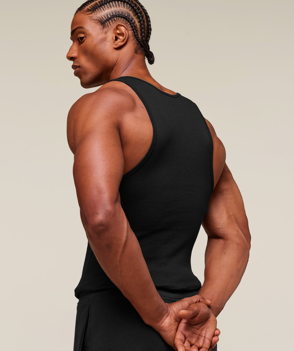 Gymshark Ribbed Tank 3 Pack - Black