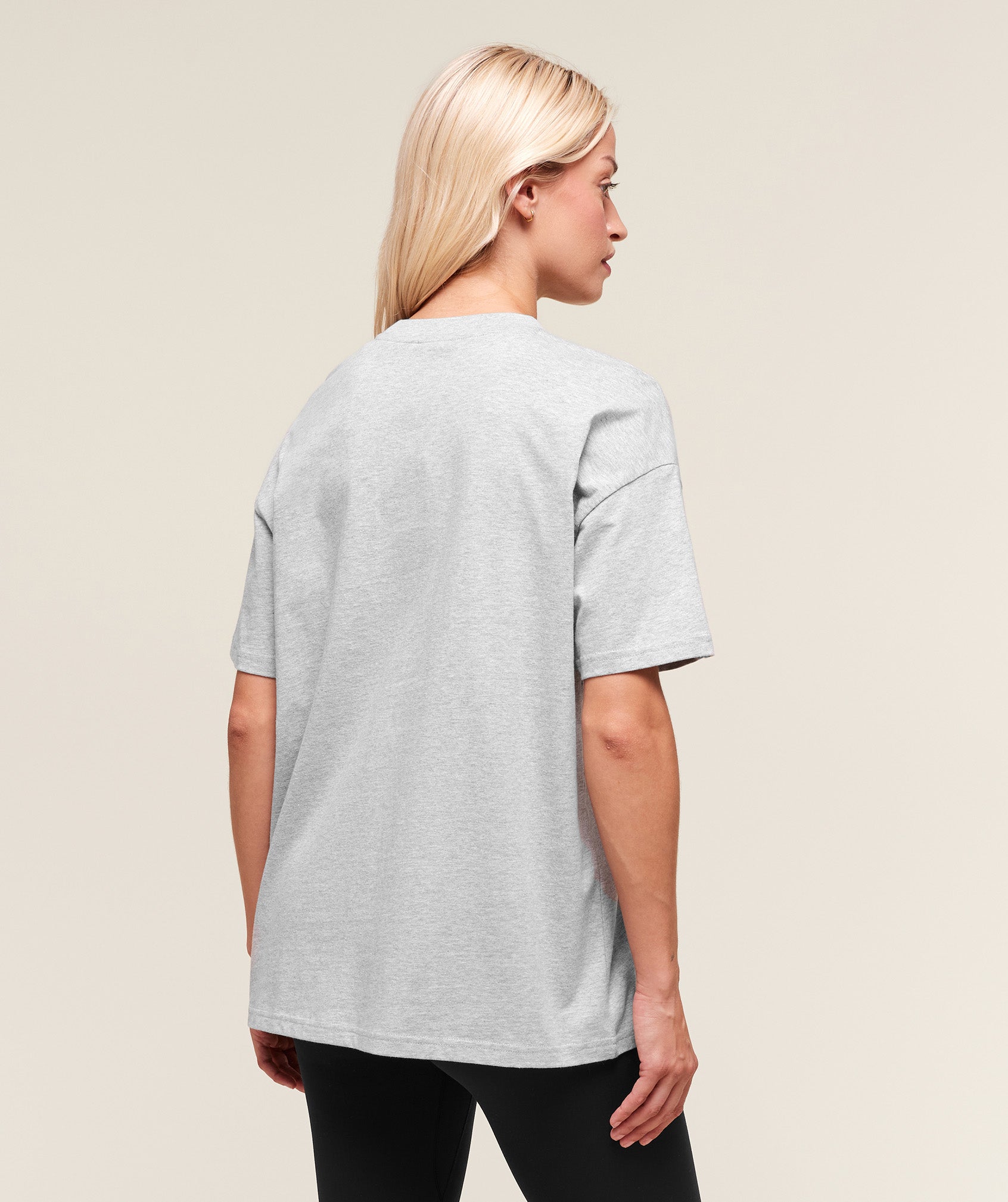 Gymshark Training Oversized T-Shirt  - Light Grey Marl