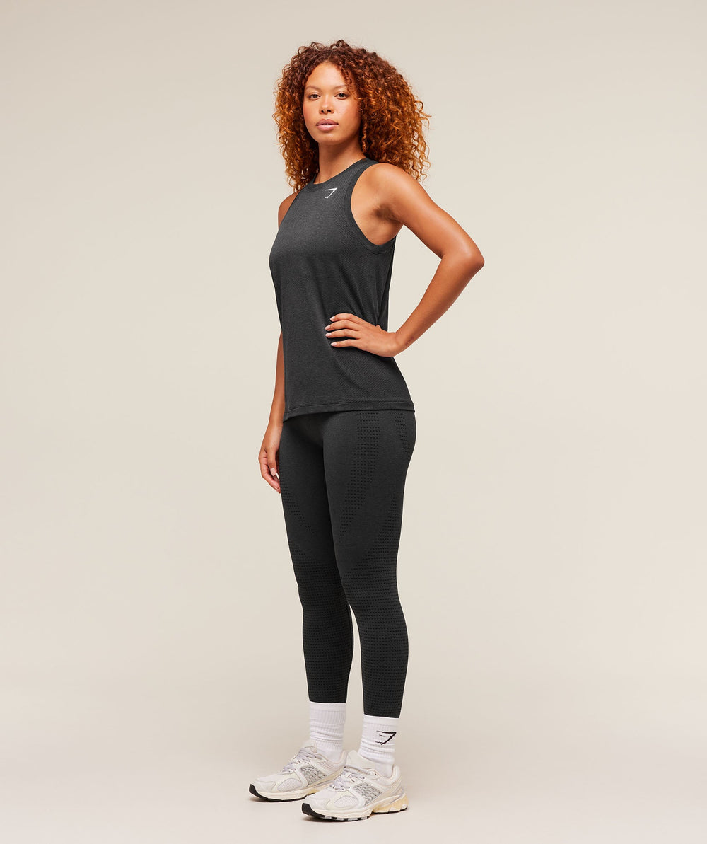 Gymshark Vital Light Tank - Black Marl